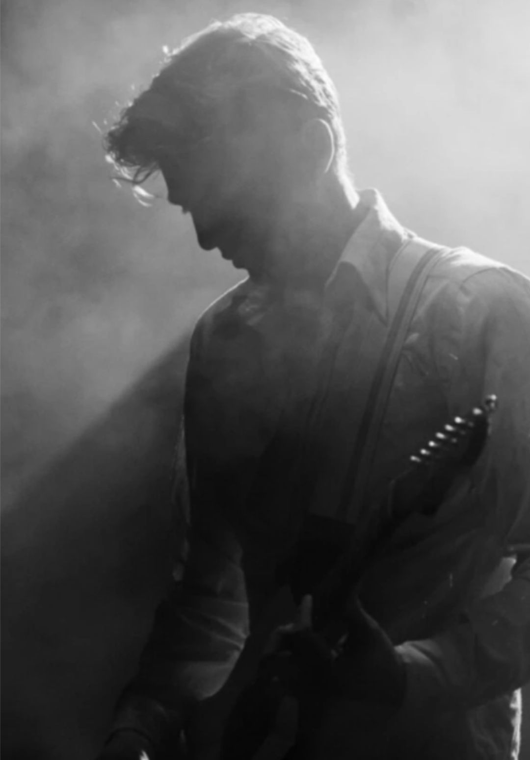 Guitarist playing at a concert
